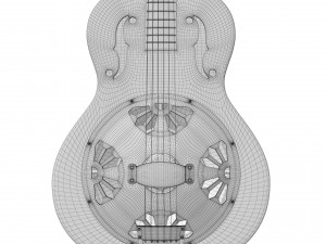 Gretsch G9221 Bobtail Steel Modelo 3D