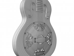 Gretsch G9221 Bobtail Steel Modelo 3D