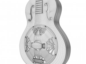 Gretsch G9221 Bobtail Steel Modelo 3D