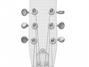 Gretsch G9221 Bobtail Steel Modelo 3D