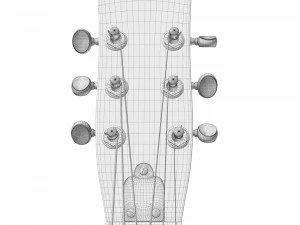 Gretsch G9221 A&ccedil;o Bobtail Modelo 3D