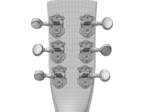 Gretsch G9221 Bobtail Steel Modelo 3D