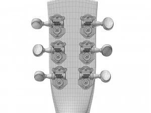 Gretsch G9221 A&ccedil;o Bobtail Modelo 3D