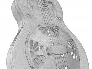 Gretsch G9221 Bobtail Steel Modelo 3D
