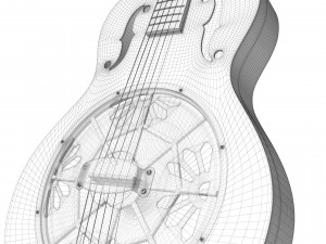 Gretsch G9221 Bobtail Steel Modelo 3D