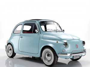 Fiat 500 1965 3D Model