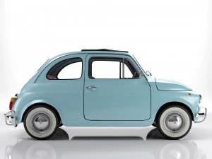 Fiat 500 1965 3D Model