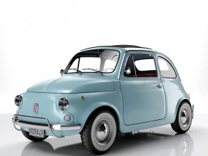 Fiat 500 1965 3D Model