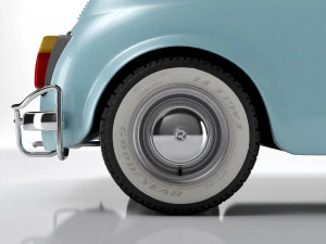 Fiat 500 1965 3D Model