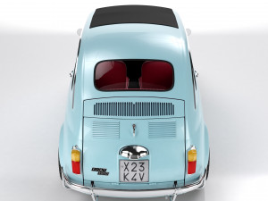Fiat 500 1965 Model 3D