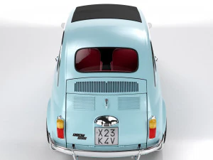 Fiat 500 1965 3D Model