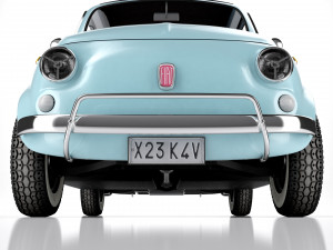 Fiat 500 1965 Model 3D