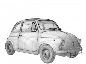 Fiat 500 1965 3D Model