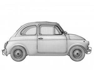 Fiat 500 1965 3D Model