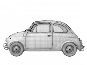 Fiat 500 1965 3D Model