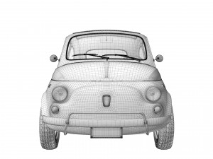 Fiat 500 1965 Model 3D