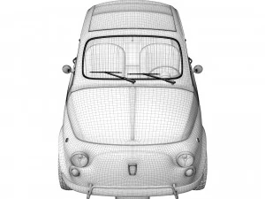 Fiat 500 1965 3D Model