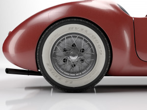 Ferrari 125 S 1947 3Dモデル