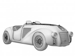 Ferrari 125 S 1947 3Dモデル