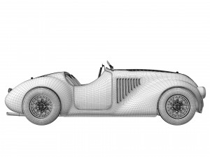 Ferrari 125 S 1947 3Dモデル