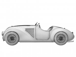 Ferrari 125 S 1947 3Dモデル