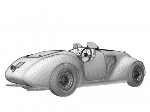 Ferrari 125 S 1947 3Dモデル
