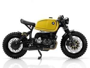 Cafe Racer R80 Motorcycle 3D Model