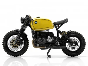 Cafe Racer R80 Motorcycle 3D Model