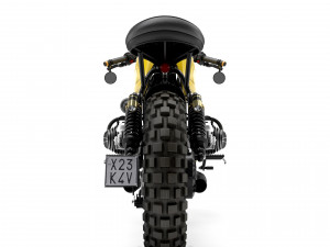 Cafe Racer R80 Motorcycle 3Dモデル