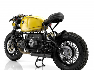 Cafe Racer R80 Motorcycle 3Dモデル