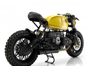 Cafe Racer R80 Motorcycle 3D Model