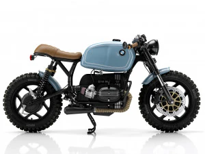 Cafe Racer R100 Motorcycle 3D Model