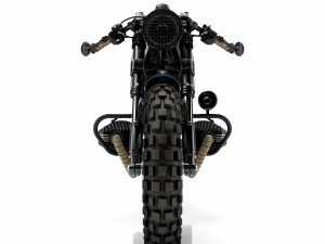 Cafe Racer R100 Motorcycle 3D-Modell