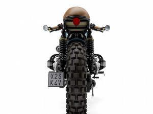 Cafe Racer R100 Motorcycle 3D-Modell