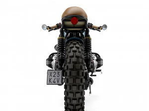 Cafe Racer R100 Motorcycle 3D Model