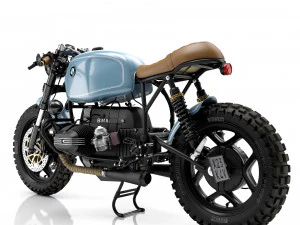 Cafe Racer R100 Motorcycle 3D Model
