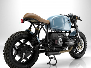 Cafe Racer R100 Motorcycle 3D-Modell