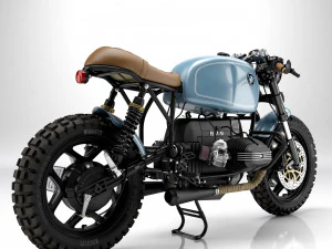 Cafe Racer R100 Motorcycle 3D Model