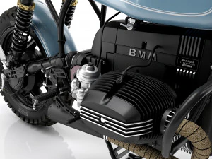 Cafe Racer R100 Motorcycle 3D Model