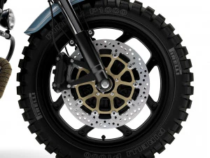 Cafe Racer R100 Motorcycle 3D Model