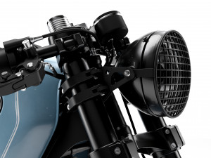 Cafe Racer R100 Motorcycle 3D-Modell