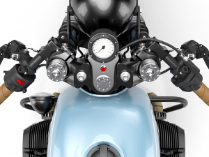 Cafe Racer R100 Motorcycle 3D-Modell