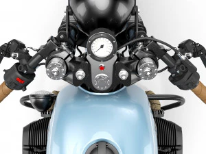 Cafe Racer R100 Motorcycle 3D Model