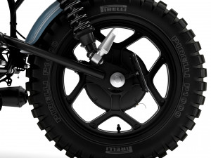 Cafe Racer R100 Motorcycle 3D-Modell