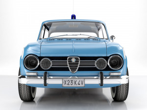 Alfa Romeo Giulia Nuova Super 1600 Polizia 1967 3Dモデル