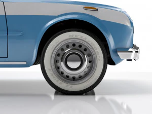 Alfa Romeo Giulia Nuova Super 1600 Polizia 1967 3D Model