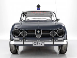 Alfa Romeo Giulia Nuova Super 1600 Carabinieri 1967 3D Model
