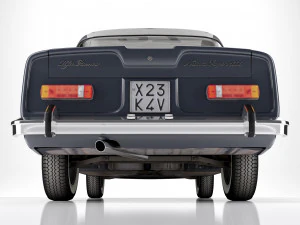 Alfa Romeo Giulia Nuova Super 1600 Carabinieri 1967 3D Model