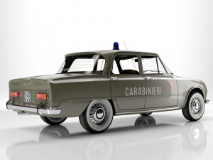 Alfa Romeo Giulia Super 1600 Carabinieri 1962 Modelo 3D