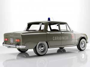 Alfa Romeo Giulia Super 1600 Carabinieri 1962 3D Model